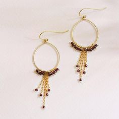 Gift Women | Garnet Earrings | Gemstone Earring | Gold Hoop Earring | Delicate Earring | Minimalist Garnet Faceted Drop Earrings, Faceted Garnet Drop Earrings, Faceted Garnet Earrings In Gold, Gold Garnet Dangle Earrings, Gold Faceted Garnet Earrings, Gold Garnet Faceted Earrings, Delicate Earring, Red Garnet Earrings, Dainty Gold Earrings