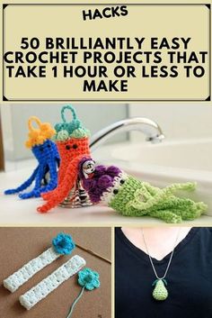 crochet projects that are easy to make with the help of your own hands