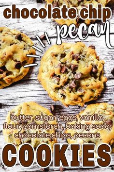 chocolate chip pecan cookies, pecan chocolate chip cookies, perfect cookies, cookie recipe, the best cookies, best cookies, pecan cookies, easy cookie recipes Chocolate Bon Bons, Pecan Cookie, Strawberry Shortcake Cookies, Love Bakes Good Cakes, Chocolate Chip Pecan Cookies, Good Cakes