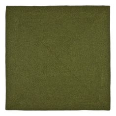 a green rug on a white background