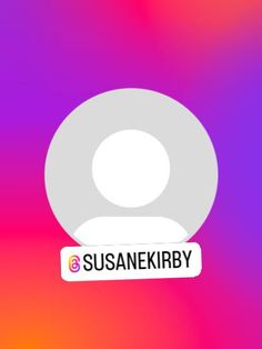 the logo for susanekriby is displayed on a colorful background