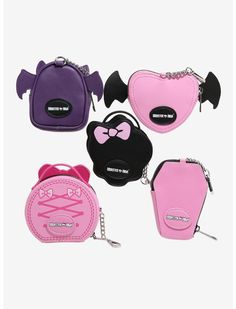 Monster High Draculaura Assorted Blind Coin Purse | Hot Topic Kandi Purse, Count Fabulous, Shoping Cart, Goth Grunge Outfits, Monster High Draculaura, Pop Bag, Monster High Clothes, Purse Essentials, Cartoon Bag