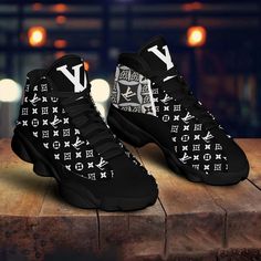 Upgrade your fashion style with these Air Jordan 13 printed shoes Air Jordan 13 products are meticulously designed and finished Bring unique designs to your shoes that make a difference with your Lv Sneakers, Printed Shoes, Jordan 13 Shoes, Swag Men, Lv Shoes, Louis Vuitton Black, Popular Sneakers, Air Jordan Sneakers, Shoes Air