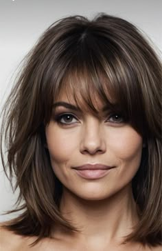 Mid Length Bob Thick Hair, Medium Short Hair, Haircuts For Medium Hair