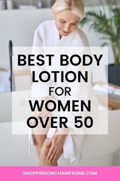 Aging skin has different needs and suddenly your old lotions and creams don't work anymore! Here are the best body lotions for women over 50 dealing with menopause, wrinkled skin, crepey skin on arms and legs, dry skin, to have glowing skin, and including inexpensive drug store options. Diy Lotion For Crepey Skin, Best Body Moisturizer For Dry Skin, Best Body Lotion For Dry Skin, Best Body Lotion For Glowing Skin, Aging Skin Remedies, Dry Body Skin, Skin Firming Face, Best Lotion For Dry Skin, Glowing Body Skin