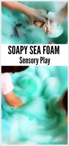 soapy sea foam is an easy and fun activity for kids