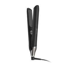 ghd Chronos® - Black Flat Iron | 3x Faster Styling Blonde Curly Bob, Beautiful Definitions, Ghd Hair, Professional Hair Dryer, Hair Straighteners, Frizzy Hair, Heat Styling Products, Sleek Fashion, Smooth Hair