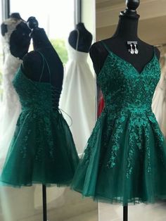 Green Lace Prom Dress, Emerald Green Homecoming Dresses, Homecoming Dresses Green, Prom Dress Short Lace, Prom Dress Short, Prom Dress Black, Green Homecoming Dresses, Tulle Homecoming Dress, Graduation Dresses