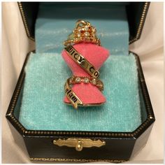 Unused, Nwt Condition Vintage Juicy Couture Bodice Pink Mannequin Gold Charm With Original Box And Tags!!! Very Hard To Find Retired Charm! Exclusively From One Of The Largest Private Collections Of Vintage Juicy Couture Charms In The U.S. All Of These Charms Are New, Never Used, And Never Worn. Natural Tarnishing Can Take Place With Age, But Has Never Been Used. Comes With Box! Absolutely Adorable, And So Nostalgic!! These Charms Are One Of My Absolute Favorite Parts About The Early 2000’s, And Pink Mannequin, Juicy Charms, 2000s Jewelry, Vintage Juicy Couture, Closet Tour, Juicy Couture Charms, Juicy Couture Jewelry, Fits Clothes, Funky Jewelry