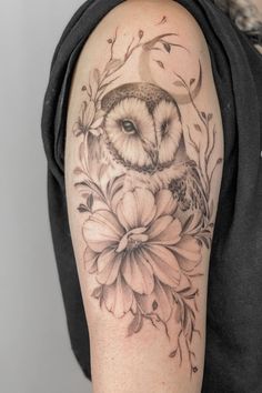 tattoo
tattoos
tattoo designs
tattoo ideas
tattoo artist
tattoo inspiration
tattoo style
tattoo design
tattoo hand Owl And Cherry Blossom Tattoo, Owls And Flowers, Feminine Color Tattoos, Scary Owl Tattoo, Owl Tattoo Realism, Feminine Owl Tattoo Ideas, Owl Shoulder Tattoo, Owl And Flower Tattoo, Owl Tattoo For Women Unique