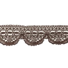 an image of a lace trim with hearts on it's side and two holes in the middle