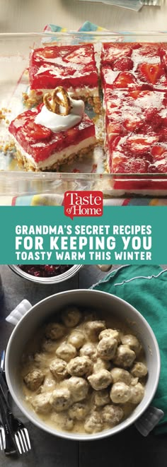 the recipe for grandma's secret recipes for keeping you toasty warm this winter