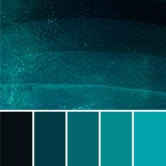 the color scheme is teal and black, with some blue hues in it