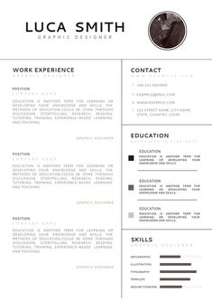 a professional resume with no work experience on the front and back cover, it is white