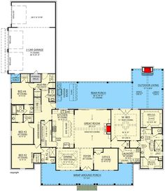 the first floor plan for a home with an indoor swimming pool and hot tub area