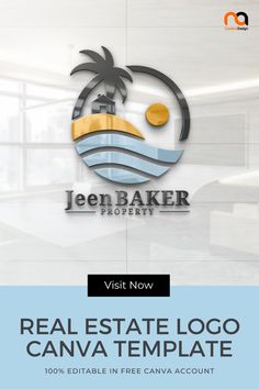 the real estate logo can be seen here in this advertment for an upcoming company