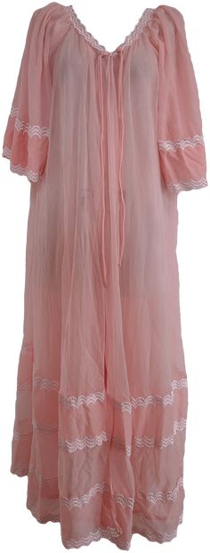 Fuzzy Robe, Beautiful Nightgown, Peignoir Sets, Dressing Gowns, Vintage Nightgown, Printed Robe, Pretty Stuff, Sheer Chiffon, Wearing Clothes