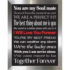 a metal sign with the words together forever