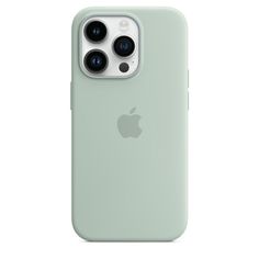 an iphone case with two cameras on the front and back sides, in light green