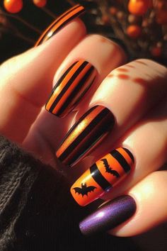 Decorating your nails for Halloween is a fun way to embrace the spooky season. This post contains 29 different Halloween nail designs you can create at home. Ideas, black, designs, art, cute, Disney, spooky, unique, simple, short, subtle, art, acrylic, almond, orange, easy Halloween Nail Design, Halloween Nail Ideas, Halloween Manicure, Halloween Acrylic, Halloween Nails Easy, Halloween Acrylic Nails, Black Designs, 2024 Ideas, October Nails