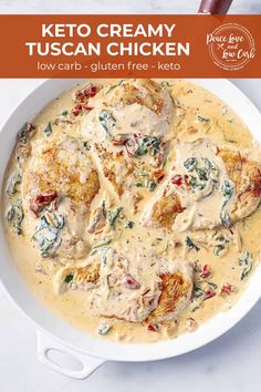 the cover of keto mary me chicken low carb gluen free keto