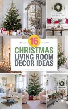 christmas living room decor ideas that are easy to do in the day time and night