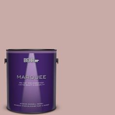 a purple paint with the words marquee on it in blue and pink colors