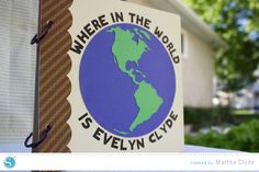 there is a sign that says where in the world is evelyn clyd