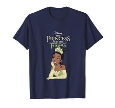 the princess and the frog t - shirt for adults with an image of disney character