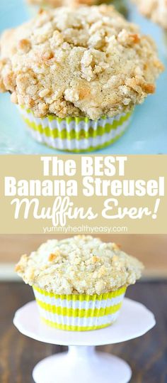 the best banana streuse muffins ever