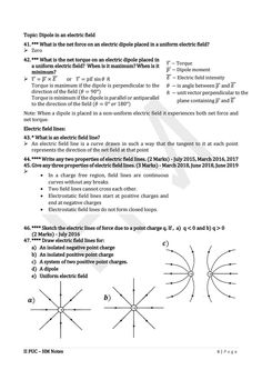 an electric field worksheet is shown in the text, which includes diagrams and instructions