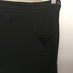 VIVIENNE WESTWOOD knee-length pencil skirt with side zipper and two front pockets that are largely ornamental. Made of 65% Acrylic and 35% Polyacrylic in a sturdy weave that clings to the body. Size: U.K. 14 / U.S. 10 Measurements: Waist: 37 cm / 14 1/2" (measured flat and not doubled) Hips: 45 cm / 17 1/2" (measured flat and not doubled) Length: 67 cm / 26 1/2" Condition: Excellent. Knee Length Skirt Pencil, Womens Skirts, Body Size, Vivienne Westwood, Crayon, Patch Pocket, Side Zipper, Favorite Outfit, Pencil Skirt