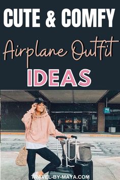 Comfy Cute Airport Outfit Summer Casual, What To Wear On A Flight Outfits, Flight Attire Outfits, Dressing For Airplane Travel, Airport Outfit In Summer, Best Airplane Outfit, Air Plane Outfit Winter, Plane Attire Travel Outfits, What To Wear When Flying Outfits