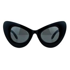 Women's Super Oversized Cat Eye Sunglasses Designer Fashion UV 400 Add a purr-fectly stylish look to your everyday routine with these Extra-Never-Ordinary Cat Eye Sunglasses! Whether you’re catching some sun or just adding some attitude to your outfit, these bad boys are sure to make you stand out in any crowd. Let your wild side roar in these super oversized cat eye shades! Measurements: 6 1/8" (155.5 mm) Width x 2 3/8" (60 mm) Height Lens width: 48 millimeters Lens height: 38 millimeters Bridg Modest Goth, 1920s Glamour, Homecoming Dresses Sparkly, Women's Runway Fashion, Goth Baby, Weird Jewelry, Comfy Casual Outfits, Black Cat Eye Sunglasses, Cateye Sunglasses