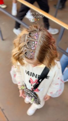 Aynsley Ovard Jorgensen | Disney day 1!!!! Let’s gooooo! 🐭🎢🥨✨ #disneyland #disneyootd #hairtutorial #hairstyle #toddlerhair #toddlerhairstyles #littlegirlhairstyles… | Instagram Disney Hairstyles, Gay Makeup, Girls Hairdos, Braided Crown, Girly Hairstyles, Girl Hair Dos, Disney Hair, Toddler Hairstyles Girl