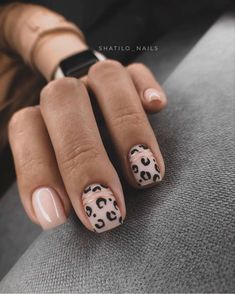 Squoval Nails, Magic Nails, Leopard Print Nails, Short Acrylic Nails Designs, Neutral Nails, Heart Nails, Fire Nails, Floral Nails