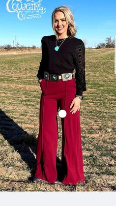 Western Corduroy Pants Outfit, Western Buissnes Attire, Ariat Trouser Jeans Outfit, Western Full-length Fall Bottoms, Western-style Fitted Pants For Fall, Classy Cowgirl Outfits, Classy Cowgirl, Teacher Style, Cowgirl Outfits