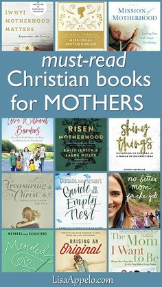 the cover of must read christian books for mothers