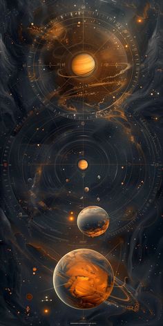 the solar system is shown in this artist's rendering, and it looks like they are