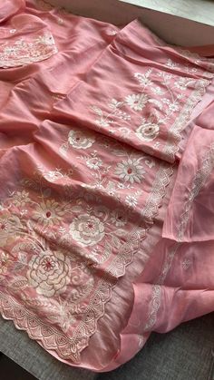 *FABRIC OF SAREE*- 100% pure tussar  satin silk              *Fabric of blouse* - Pure tussar satin Silk             *WORK* - Lucknowi embroidery . Lucknowi Embroidery, Satin Silk Saree, Satin Silk, Silk Fabric, Silk Satin, Silk Saree, Silk Sarees, Halloween Shopping, Clothing Items