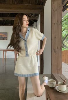 Casual Romantic Outfit, Linen Style Fashion, Outfit Korean Style, Modest Dresses Casual, Mode Casual, Korean Casual, Korean Girl Fashion, Easy Trendy Outfits