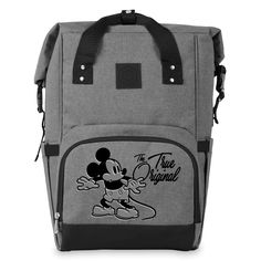 Mickey Mouse Roll-Top Cooler Backpack | Disney Store Original Mickey Mouse, Mickey Mouse Backpack, Cooler Backpack, Stitch Backpack, New Mickey Mouse, Campus Backpack, Top Backpacks, Picnic Time, Disney Bag