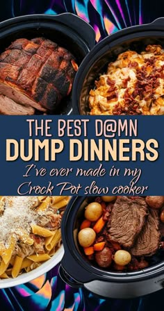 Frugal Crockpot Dump Meals For Cold Weather Dinners Crockpot Recipes College Students, Best Crockpot Dump Recipes, Amazing Crock Pot Recipes, Best Fall Crockpot Meals, Back To School Crockpot Recipes, Crock Pot Meal For 2, Crockpot Recipes For Large Family, Crockpot Recipes That Can Cook All Day, Fall Crockpot Dump Recipes