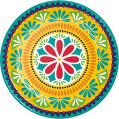 Fiesta Pottery Dinner Plate by Creative Converting Fiesta Party Food, Fiesta Party Supplies, Mexican Fiesta Party, Color Plate, Colorful Pottery, Fiesta Theme Party, Cactus Party, Seasonal Decorations, Beverage Napkins