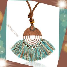 Host Pick 10/11/18 Brand New Bohemian Necklace With Bronze Unique Shape Pendant That Has Gorgeous Multi Colors Tassels In Fan Shape And The Colors Go With So Much And The Necklace Chain Part Is Made Of Cowhider Leather , This New Trendy Necklace Hippie Boho Necklace Is Selling Big Time This Year Along With Other Items With Tassel This New Look Is Awesome And Is Definitely A Great Addition To Any Wardrobe . Classy And Unique Style Is Selling As Soon As They Come Into Local Boutique Bohemian Brown Necklace With Large Pendant, Bohemian Long Brown Necklace, Bohemian Brown Long Necklace, Bohemian Brown Brass Necklace, Ribbon Choker Necklace, Tulip Necklace, Gemstone Choker Necklace, Southwestern Style Brown Hand-strung Necklace, Clear Crystal Necklace