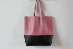 Handmade Vintage Leather Assorted Colors Oversize Tote Bag Shoulder Ba – Feltify Pink Large Capacity Bucket Bag With Top Handle, Elegant Pink Bucket Bag With Large Capacity, Elegant Pink Large Capacity Bucket Bag, Versatile Everyday Pink Bag, Casual Pink Leather Bags, Large Capacity Pink Hobo Bag For Everyday, Versatile Pink Hobo Bag For Daily Use, Large Capacity Pink Hobo Bag For Travel, Versatile Pink Hobo Bag