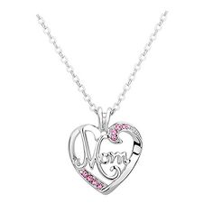 PRICES MAY VARY. 💓 Mom daughter necklace, love heart necklace 💓 Pendant Size: 2.2cm*1.9cm/0.86*0.75inch,great christmas gift for mom, best mother new year gifts 💓 Mom necklace is best birthday christmas gifts for Mom Mother Grandmother Grandma 💓 Good present for Mother's Day Birthday Christmas gift for mom 💓 1pcs Mother pendant necklace included,great mothers christmas gift Feature:

 Mother's Birthday Gift Love Heart Pendant Necklace Women's Fashion Jewelry Present for Mom Mother

 Mom Nec Mom Daughter Necklace, Mom Birthday Gifts, Creative Necklace, Crystal Heart Pendant, Mothers Day Gifts From Daughter, Mother Christmas Gifts, White Sea, Meal Deal, Mother Birthday Gifts