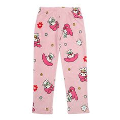 Stay cozy and warm with these Sanrio My Melody Plush Fleece Sleep Pants. Made from soft fleece material, these pants are perfect for lounging or sleeping. The delightful design features a cute and lovable My Melody character, bringing a touch of charm to your bedtime routine. Embrace comfort and cuteness with these plush sleep pants. My Melody Plush, Melody Plush, Female Features, Melody Hello Kitty, Nighttime Routine, Sanrio My Melody, Womens Pajamas Pants, Pajama Pant, Sleep Pants