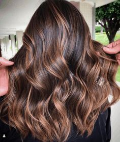 Brown Bayalage Hair, Brown Balayage Hair, Ganache Glaze, Hair Caramel, Balayage Hair Color Ideas, Balayage Ideas, Balayage Hair Color