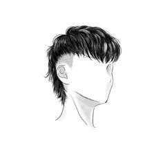 napaka angas Mens Straight Hair, Modern Mullet Haircut, Mohawk Hairstyles Men, Monochrome Makeup Look, Mens Hairstyles Thick Hair, Modern Mullet, Hair Inspiration Short